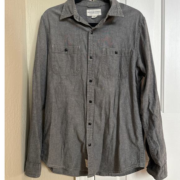 Denim & Supply Ralph Lauren 100% Cotton Button Down Shirt Large - Picture 1 of 6